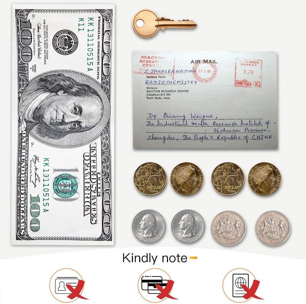 Cinturón portátil con bolsa oculta antirrobo