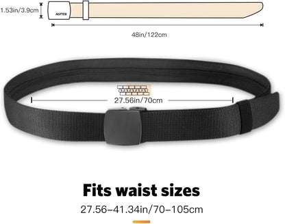 Cinturón portátil con bolsa oculta antirrobo